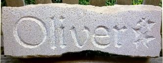 Grabsteinplatte Oliver
