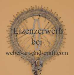 Sakrale Vorlagen zum Klöppeln, Mappe 2, Kreuz in Dornenkrone, 